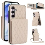 YM015 Crossbody Rhombic Card Bag RFID Phone Case, For Samsung Galaxy A55 5G, For Samsung Galaxy S24 Ultra 5G, For Samsung Galaxy S24+ 5G