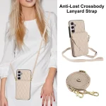 YM015 Crossbody Rhombic Card Bag RFID Phone Case, For Samsung Galaxy A55 5G, For Samsung Galaxy S24 Ultra 5G, For Samsung Galaxy S24+ 5G - Image 2