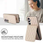 YM015 Crossbody Rhombic Card Bag RFID Phone Case, For Samsung Galaxy A55 5G, For Samsung Galaxy S24 Ultra 5G, For Samsung Galaxy S24+ 5G - Image 5