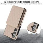 YM015 Crossbody Rhombic Card Bag RFID Phone Case, For Samsung Galaxy S24 5G, For Samsung Galaxy A14 4G / 5G, For Samsung Galaxy S23 Ultra 5G - Image 3