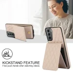 YM015 Crossbody Rhombic Card Bag RFID Phone Case, For Samsung Galaxy S21+ 5G, For Samsung Galaxy S21 Ultra 5G - Image 5