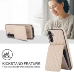 YM015 Crossbody Rhombic Card Bag RFID Phone Case, For Samsung Galaxy S25 5G, For Samsung Galaxy S25+ 5G, For Samsung Galaxy S25 Ultra 5G - Image 4