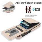 YM015 Crossbody Rhombic Card Bag RFID Phone Case, For Samsung Galaxy S25 5G, For Samsung Galaxy S25+ 5G, For Samsung Galaxy S25 Ultra 5G - Image 5