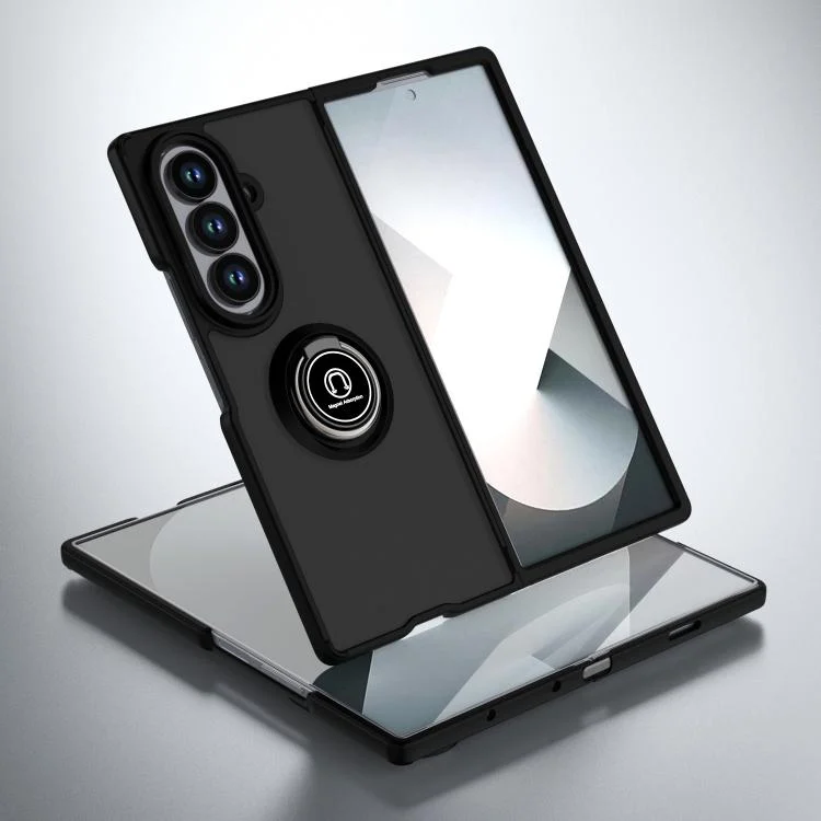 Q Shadow 1 Series TPU + PC Phone Case with Ring, For Samsung Galaxy Z Fold7, For Samsung Galaxy Z Fold6