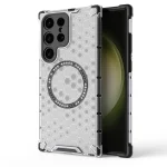 Honeycomb Magnetic Ring Shockproof Phone Case, For Samsung Galaxy S23 Ultra 5G, For Samsung Galaxy S23+ 5G, For Samsung Galaxy S23 5G