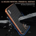 AZNS Electroplated Frame Crocodile Texture Full Coverage Phone Case, For iPhone 11, For iPhone 11 Pro - Image 4