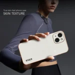 AZNS Electroplated Frame Crocodile Texture Full Coverage Phone Case, For iPhone 15, For iPhone 14 Plus, For iPhone 14, For iPhone 14 Pro - Image 9