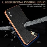 AZNS Electroplated Frame Crocodile Texture Full Coverage Phone Case, For Samsung Galaxy A25, For Samsung Galaxy A55, For Samsung Galaxy A35, For Samsung Galaxy S24 Ultra 5G - Image 4