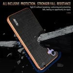 AZNS Electroplated Frame Crocodile Texture Full Coverage Phone Case, For Samsung Galaxy S23 FE 5G, For Samsung Galaxy A14, For Samsung Galaxy A34, For Samsung Galaxy A54 - Image 4