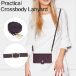 YM016 Rhombic Zipper Card Wallet Leather Phone Case with Lanyard, For iPhone XS Max, For iPhone 8 Plus / 7 Plus - Image 8