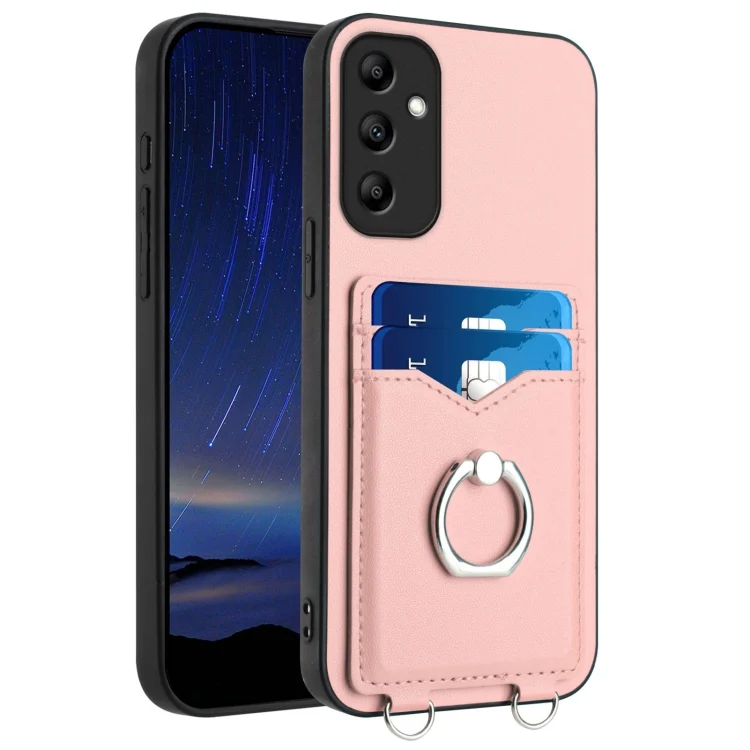 R20 Ring Card Holder Phone Case, For Samsung Galaxy A14 5G, For Samsung Galaxy A04 4G, For Samsung Galaxy A13 5G / A04s