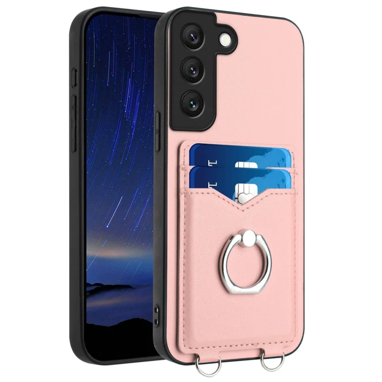 R20 Ring Card Holder Phone Case, For Samsung Galaxy S22+ 5G, For Samsung Galaxy S22 5G, For Samsung Galaxy S21 FE 5G