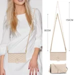 YM016 Rhombic Zipper Card Wallet Leather Phone Case with Lanyard, For Samsung Galaxy S24 Ultra 5G - Image 7