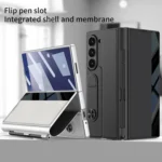 GKK Integrated Full Coverage Flip Phone Case with Pen Slot, Not Included Pen, For Samsung Galaxy Z Fold7 5G, For Samsung Galaxy Z Fold6 - Image 2