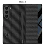 GKK Integrated Full Coverage Flip Phone Case with Pen Slot, Not Included Pen, For Samsung Galaxy Z Fold7 5G, For Samsung Galaxy Z Fold6 - Image 11