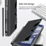 GKK Integrated Full Coverage Flip Phone Case with Pen Slot, Not Included Pen, For Samsung Galaxy Z Fold7 5G, For Samsung Galaxy Z Fold6 - Image 3