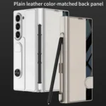 GKK Integrated Full Coverage Flip Phone Case with Pen Slot, Not Included Pen, For Samsung Galaxy Z Fold7 5G, For Samsung Galaxy Z Fold6 - Image 4