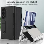 GKK Integrated Full Coverage Flip Phone Case with Pen Slot, Not Included Pen, For Samsung Galaxy Z Fold7 5G, For Samsung Galaxy Z Fold6 - Image 6