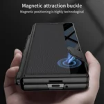 GKK Integrated Full Coverage Flip Phone Case with Pen Slot, Not Included Pen, For Samsung Galaxy Z Fold7 5G, For Samsung Galaxy Z Fold6 - Image 7