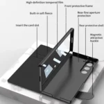GKK Integrated Full Coverage Flip Phone Case with Pen Slot, Not Included Pen, For Samsung Galaxy Z Fold7 5G, For Samsung Galaxy Z Fold6 - Image 9