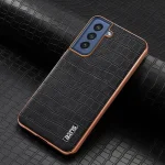 AZNS Electroplated Frame Crocodile Texture Full Coverage Phone Case, For Samsung Galaxy S21 FE 5G - Image 2