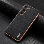 AZNS Electroplated Frame Crocodile Texture Full Coverage Phone Case, For Samsung Galaxy S23+ 5G, For Samsung Galaxy S23 5G, For Samsung Galaxy S22+ 5G, For Samsung Galaxy S22 5G - Image 2