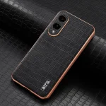 AZNS Electroplated Frame Crocodile Texture Full Coverage Phone Case, For Samsung Galaxy S25 Edge 5G, For Samsung Galaxy S25 5G, For Samsung Galaxy S25+ 5G, For Samsung Galaxy S25 Ultra 5G - Image 2