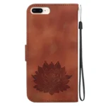 Lotus Embossed Leather Phone Case, For iPhone 8 Plus / 7 Plus - Image 3
