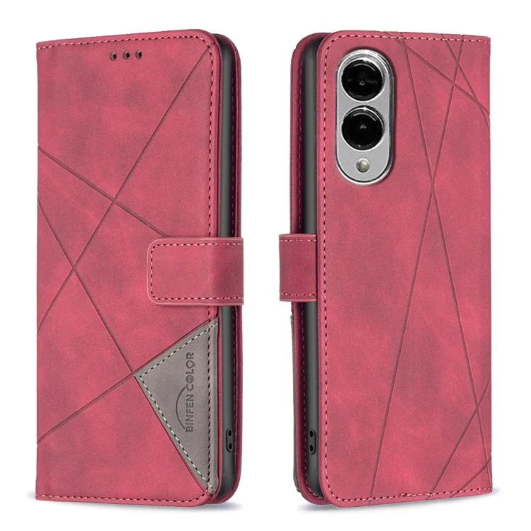 Magnetic Buckle Rhombus Texture Leather Phone Case, For Samsung Galaxy S25 Edge 5G, For Samsung Galaxy S25 5G, For Samsung Galaxy S25+ 5G