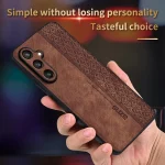 AZNS 3D Embossed Skin Feel Phone Case, For Samsung Galaxy S24 FE 5G - Image 3