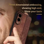 AZNS 3D Embossed Skin Feel Phone Case, For Samsung Galaxy S25 Edge 5G, For Samsung Galaxy S25 5G, For Samsung Galaxy S25+ 5G, For Samsung Galaxy S25 Ultra 5G - Image 4