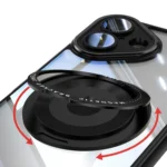 360 Holder Magsafe Acrylic Hybrid TPU Phone Case, For iPhone 16 Plus, For iPhone 16, For iPhone 15 Pro Max - Image 3