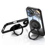 360 Holder Magsafe Acrylic Hybrid TPU Phone Case, For iPhone 16 Plus, For iPhone 16, For iPhone 15 Pro Max - Image 4