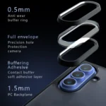Armor PC Hybrid TPU Phone Case, For Samsung Galaxy Z Fold7, For Samsung Galaxy Z Flip6 / Flip7 FE, For Samsung Galaxy Z Fold6 - Image 3