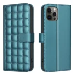Square Texture Leather Phone Case, For iPhone 11 Pro Max, For iPhone 11, For iPhone 11 Pro