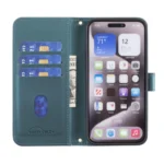 Square Texture Leather Phone Case, For iPhone 15 Pro Max, For iPhone 15 Pro, For iPhone 15 Plus / 14 Plus - Image 4