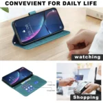 Square Texture Leather Phone Case, For iPhone 17 Pro Max, For iPhone 16e, For iPhone 16 Pro Max - Image 4