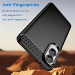 Carbon Fiber Brushed Texture TPU Phone Case, For Samsung Galaxy S25 Edge 5G, For Samsung Galaxy S25 5G, For Samsung Galaxy S25+ 5G, For Samsung Galaxy S25 Ultra 5G, For Samsung Galaxy S24 FE 5G - Image 3