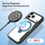 DUX DUCIS Skin X Pro Series MagSafe Ring Holder Leather Phone Case, For iPhone 17 Pro Max, For iPhone 17 Pro, For iPhone 17, For iPhone 17 Air, iPhone 16e, For iPhone 16 Pro Max, For iPhone 16 Pro... - Image 3