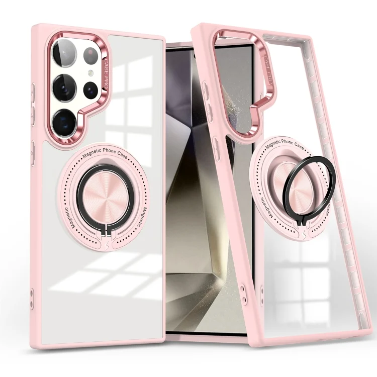 Magnetic Rotating Ring Holder Phone Case, For Samsung Galaxy S24 Ultra 5G, For Samsung Galaxy S24+ 5G, For Samsung Galaxy S24 5G