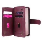 Multi-Function Wallet 10 Card Slots Leather Phone Case, For iPhone 16 Pro, For iPhone 16 Plus, For iPhone 16 - Image 5