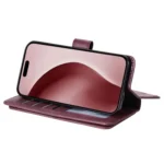 Multi-Function Wallet 10 Card Slots Leather Phone Case, For iPhone 16 Pro, For iPhone 16 Plus, For iPhone 16 - Image 8