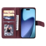 Multi-Function Wallet 10 Card Slots Leather Phone Case, For iPhone 17 Air, iPhone 16e, For iPhone 16 Pro Max - Image 6