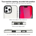 Double Buckle Rhombic PU Leather Phone Case, For iPhone 16 Pro Max, For iPhone 16 Pro - Image 3