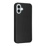 Carbon Fiber Texture Flip Leather Phone Case, For iPhone 16 - Image 3