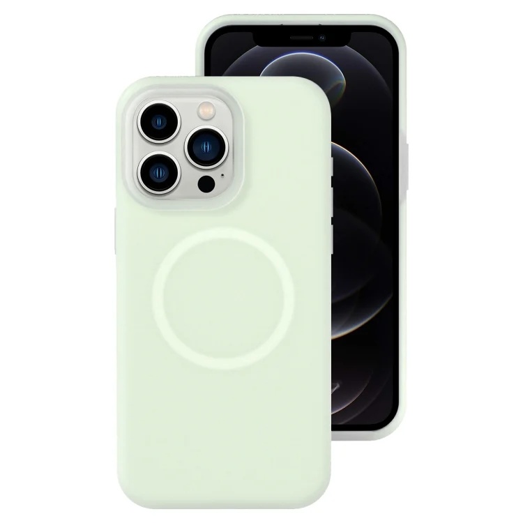 Jelly Liquid Silicone MagSafe Magnetic Phone Case, For iPhone 12 Pro, For iPhone 11 Pro Max