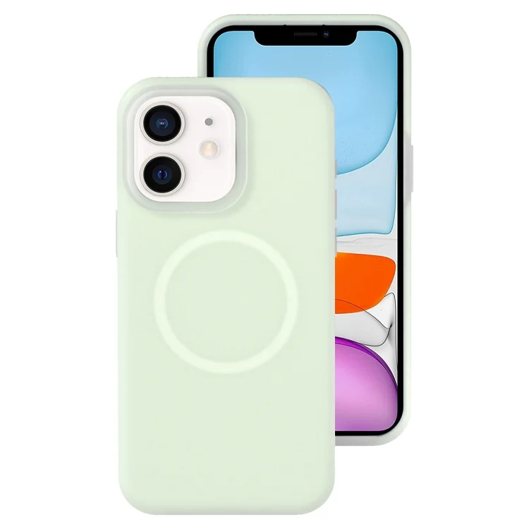 Jelly Liquid Silicone MagSafe Magnetic Phone Case, For iPhone 11, For iPhone 11 Pro