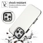 Double Buckle Crazy Horse Texture PU Phone Case, For iPhone 16 Pro Max, For iPhone 16 Pro - Image 3