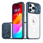Clear Acrylic + PC + TPU MagSafe Lens Sliding Cover Full Coverage Phone Case, For  iPhone 11 Pro Max, For iPhone 11