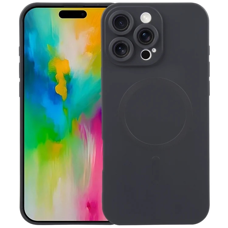 Liquid TPU Silicone Solid Color MagSafe Phone Case, For iPhone 16 Pro Max, For iPhone 16 Pro